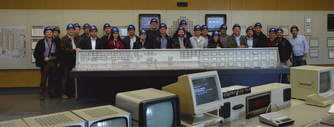 Group Photo in NPP Control Room